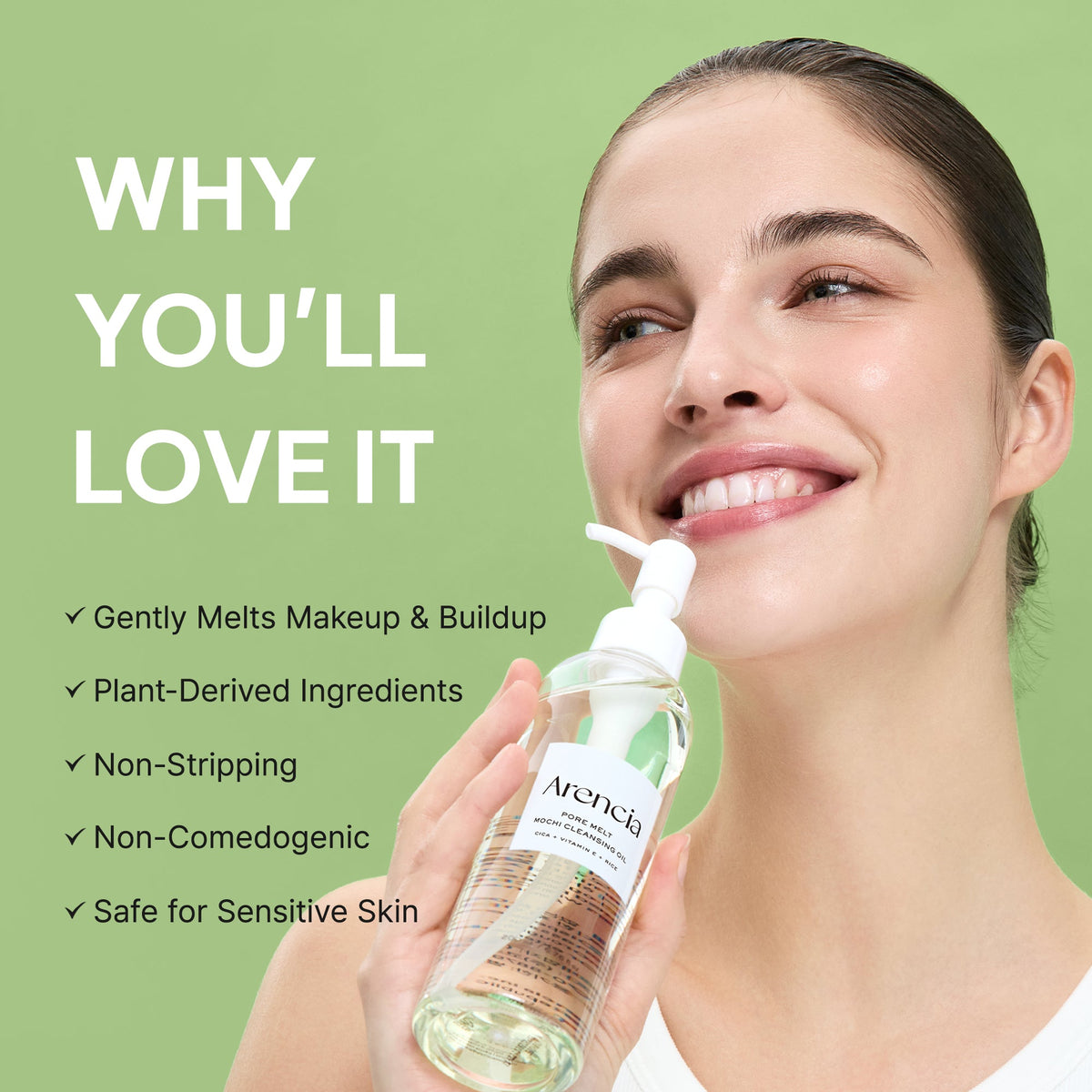 Arencia Pore Melt Mochi Cleansing Oil 200ml