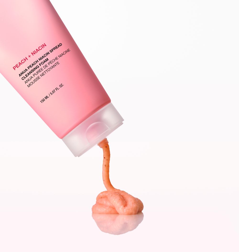 Anua Peach Niacin Spread Cleansing Foam 150ml | Korean Brightening Cleanser