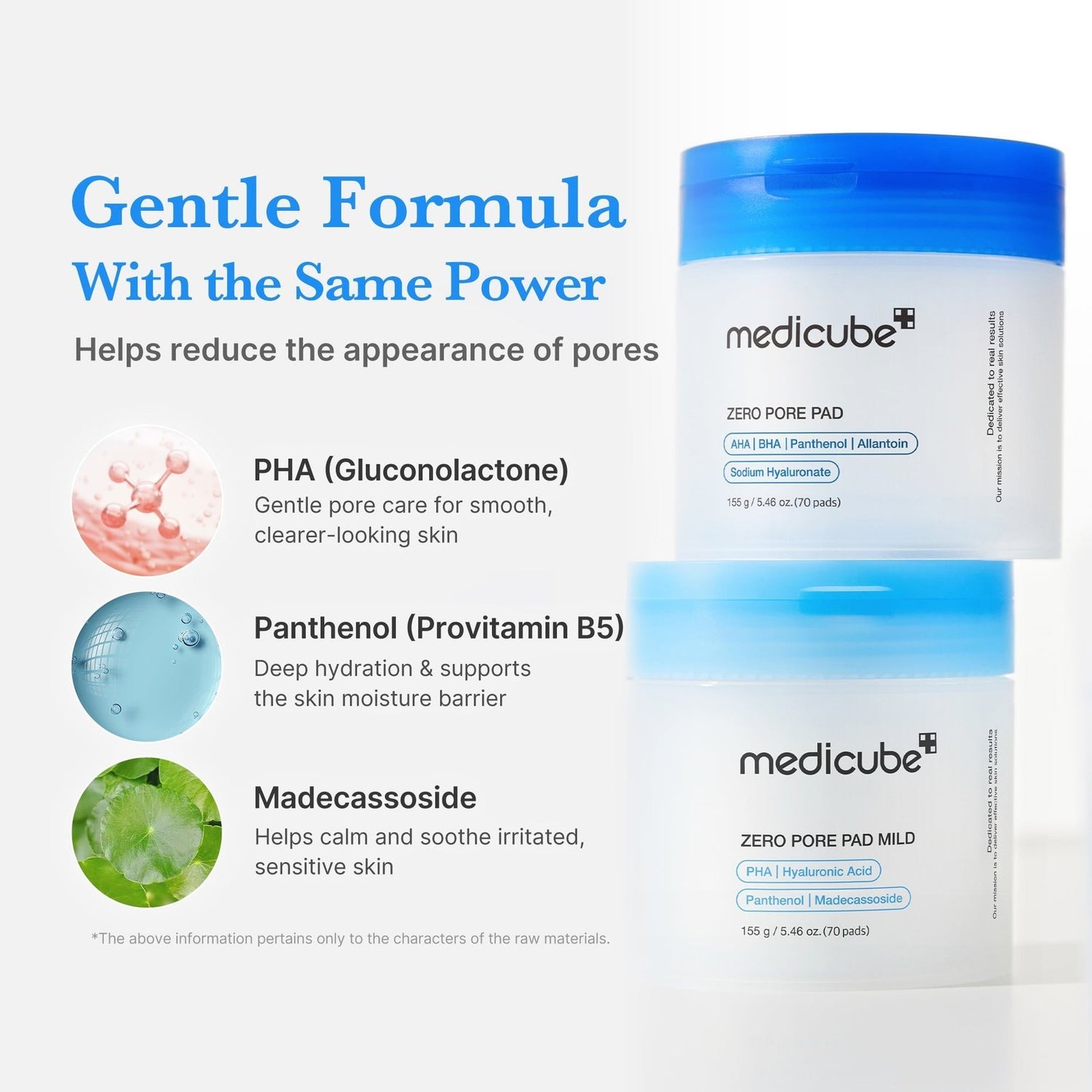Medicube Zero Pore Mild Toning Pads 2.0 | Korean Gentle Pore Minimizing Pads