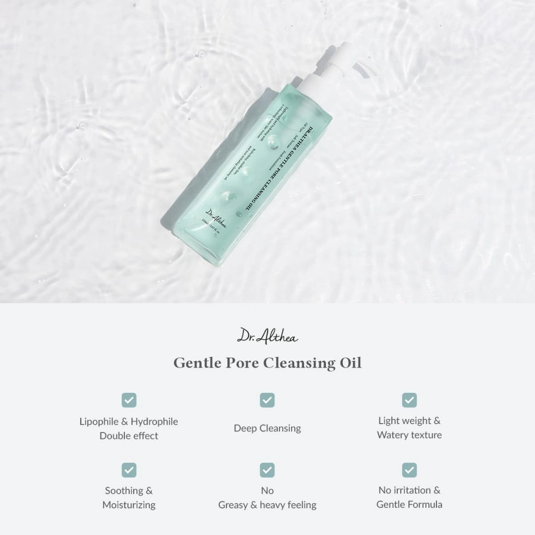 Dr.Althea Gentle Pore Korean Cleansing Oil | Deep Cleanse Makeup Remover Oil