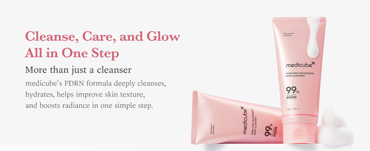 Medicube PDRN Pink Niacinamide Whip Cleanser 120g