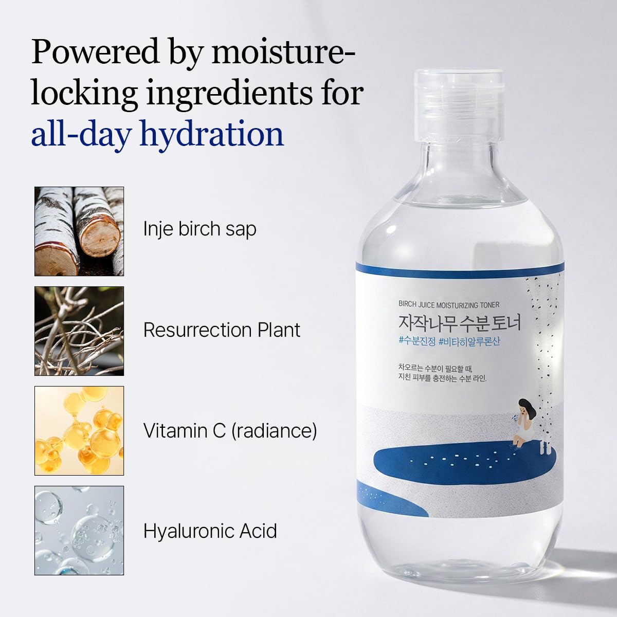 Round Lab Birch Juice Moisturizing Toner Pack | Hydrating Soothing Skin Prep