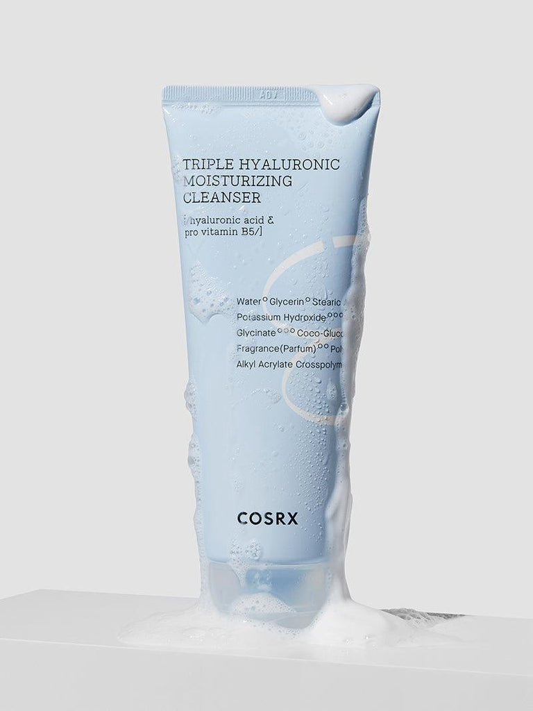COSRX Hydrium Triple Hyaluronic Acid Moisturizing Korean Cleanser 150ml